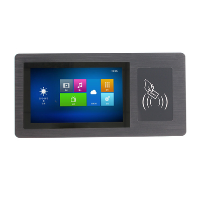 PC 16/9 incorporé d'écran tactile d'Android d'aspect de bâti 7 pouces établis dans le lecteur de cartes de NFC