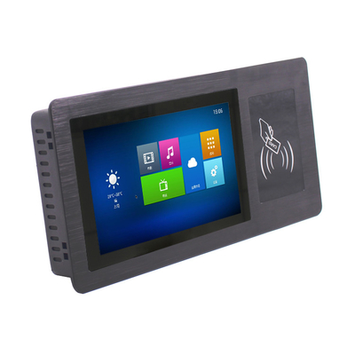 Large écran incorporé industriel de PC de panneau d'Android 10 PC de panneau de 7 pouces avec le lecteur de cartes