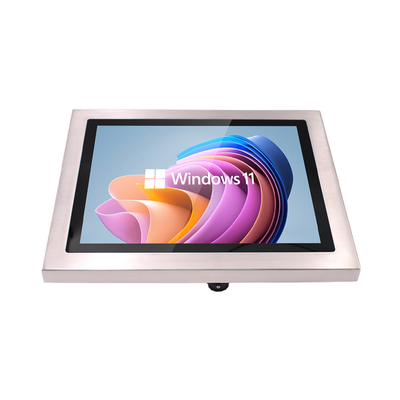 Moniteur à écran tactile de qualité industrielle en acier inoxydable IP65 étanche