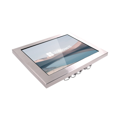 Écran tactile résistif IP65 VESA monté 12V alimentation en continu