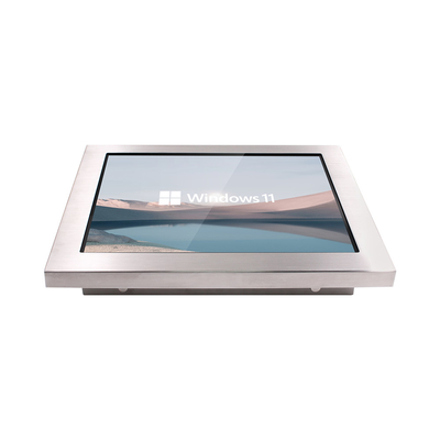 Panel de montage murale IP65 industriel PC 4 Go mémoire DDR3 VESA Montage Windows 10 64 Go SSD