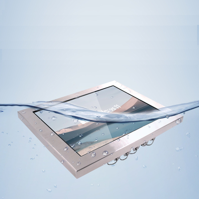 450 cd/m2 Luminosité Panneau imperméable à l'eau PC Intel J4125 4 Go DDR3 128 Go SSD IP65