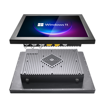 1280*1024 PC à écran tactile industriel avec 350 nits de luminosité Interface RS232/USB/LAN/VGA