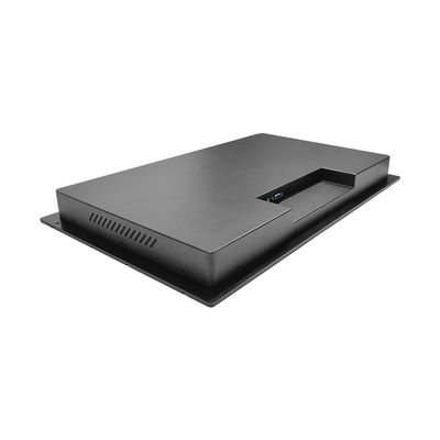 Moniteur d'écran de contact à cadre en alliage d'aluminium équipé d'un écran tactile multi-capacitif