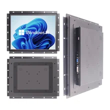 Moniteur industriel de luminosité de 1000 cd/m2 avec cadre en aluminium résistant aux rayures