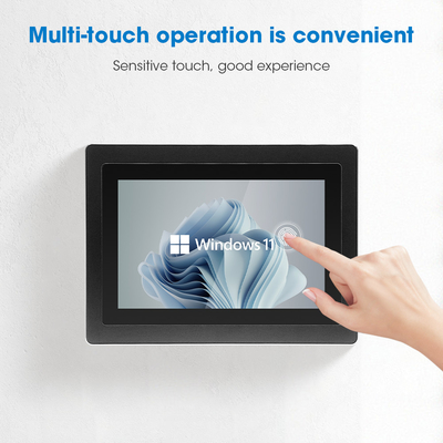 PC à écran tactile industriel avec tension d'entrée de 12 à 36 V et stockage SSD 32G/64G/128G/256G