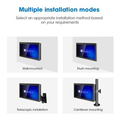 Brightness Win 10/11/Linux Touch Panel PC avec un stockage riche et une résolution cristalline
