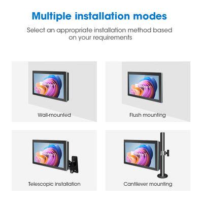 Hi rés Win 10 PC industriel avec 8 Go de mémoire Ports VGA/USB