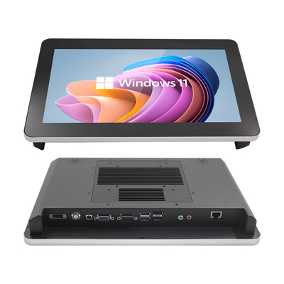 PC à écran tactile industriel avec Win 10/11/Linux 1920*1080 Résolution 32G-256G SSD stockage 350 Nits