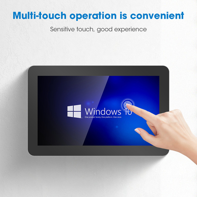 PC à écran tactile industriel avec Win 10/11/Linux 1920*1080 Résolution 32G-256G SSD stockage 350 Nits