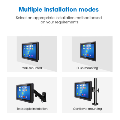IP67 Panneau industriel imperméable à l'eau PC 1280 X 1020 Résolution Windows Intel J6413 350cd/m2 Lumière