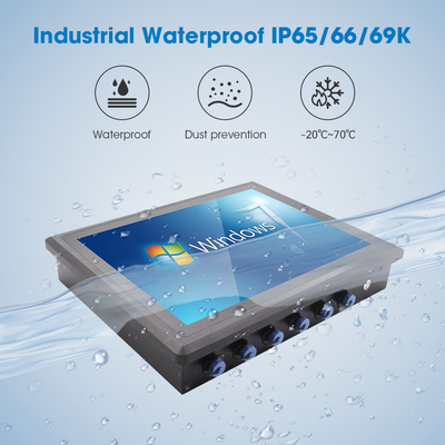IP67 Panneau industriel imperméable à l'eau PC 1280 X 1020 Résolution Windows Intel J6413 350cd/m2 Lumière