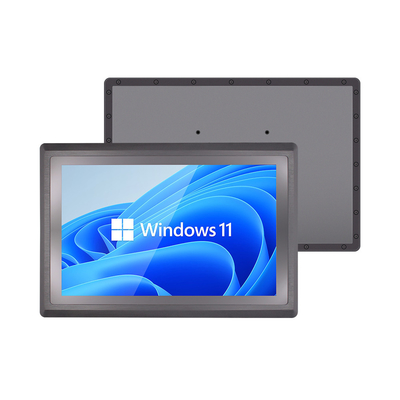 Moniteur extérieur IP67 de 64 Go SSD 12 V CC Panneau industriel PC avec système d'exploitation Windows