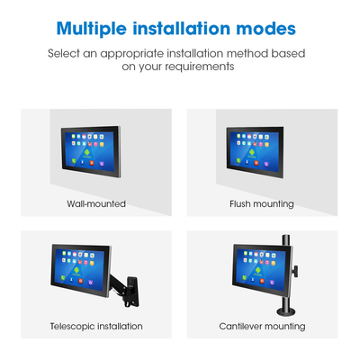 15.6 pouces PC Android robuste avec une lunette frontale IP65 et une mémoire 2G/4G/8G DDR3