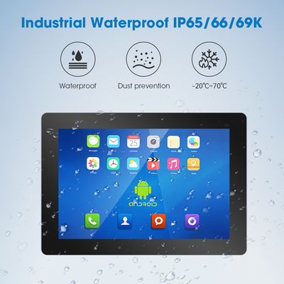 15.6 pouces PC Android robuste avec une lunette frontale IP65 et une mémoire 2G/4G/8G DDR3