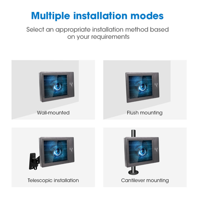 PC de 15 pouces robuste avec panneau Android avec monture VESA 1 X 100M LAN Ethernet certifié IP65