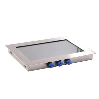 Luminosité 350 Nits Panneau tactile PC Panneau d'écran tactile industriel PC avec stockage SSD et Linux