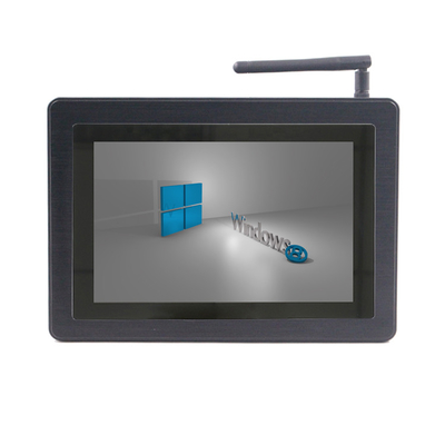 PC de panneau industriel sans ventilateur USB/RJ45/COM/VGA/HDMI/DC12V avec tension d'entrée de 12 à 36V