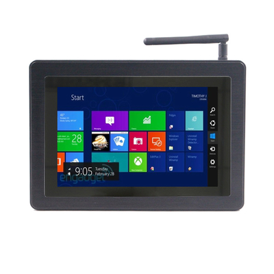 PC tactile industriel sans ventilateur de 7 pouces centrée sur la mémoire pour les environnements exigeants