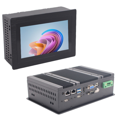 7 pouces Embedded Touch Panel PC Mémoire et fenêtre/Lunix intégration pour l'industrie