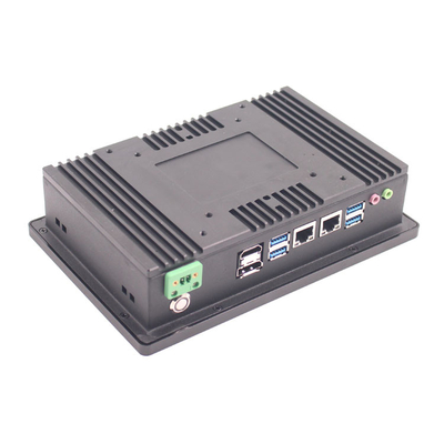 PC de panneau sans ventilateur robuste avec écran tactile capacitif 4 Go de RAM Windows 10/11 et 8-36V à haute tension