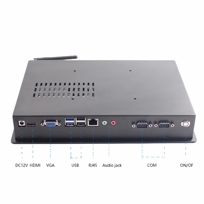 PC industriel sans ventilateur avec processeur I5 et interfaces multiples