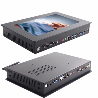 10.1 pouces Industrial Embedded Touch Panel PC avec une tension d'entrée de 12 à 36 V et un stockage SSD de 32 à 256 G