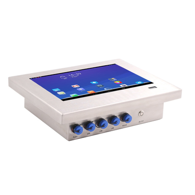 VGA Port Panneau industriel Pc Écran tactile en acier inoxydable Panneau Pc avec 8 Go de RAM Propulsé par un processeur I5