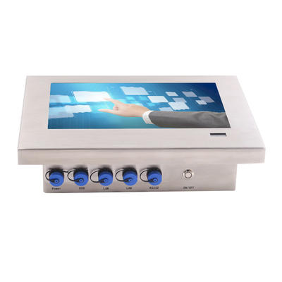 PC industriel 10.1 en acier inoxydable avec port HDMI et monture VESA de 800 x 400 mm
