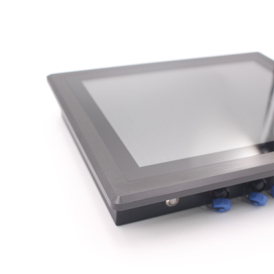 Panneau d'écran tactile industriel 12V monté sur le mur PC avec écran tactile capacitif 64 Go de stockage 4 Go de RAM