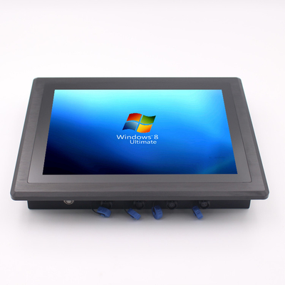 PC de panneau résistant à l'eau SSD industriel de 64 Go avec monture VESA et luminosité 350 cd/m2