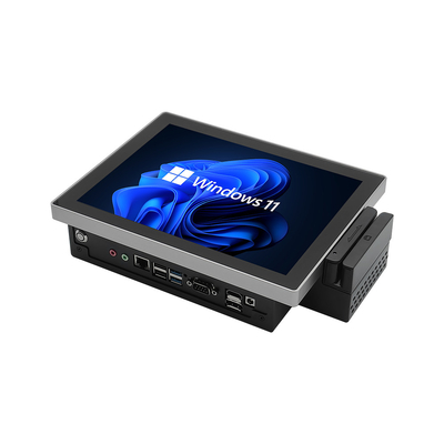 DP Interface PC à écran tactile industriel avec système d'exploitation Win 10/11 et stockage SSD 32G
