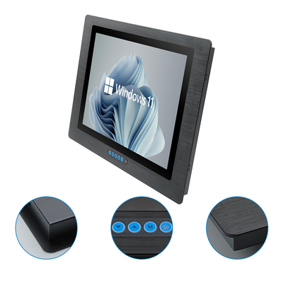 85/85/80/80 Angles de vue Moniteur monté sur panneau industriel avec capteur tactile 376,32 H x 301,06 V mm Surface active