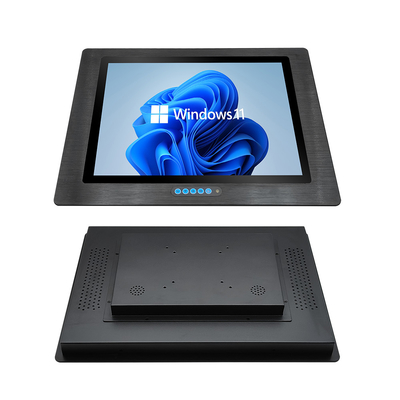80/80/80/80 View Angels Moniteur monté sur panneau industriel avec adaptateur secteur et interface tactile USB/RS232