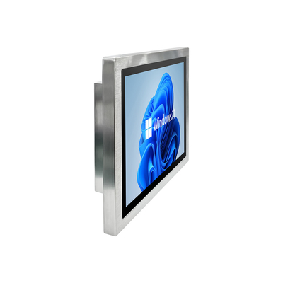 PC de panneau en acier inoxydable de résolution 1280*1024 avec disque dur 128G et WIFI en option