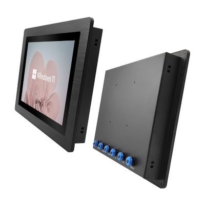 PC Panel robuste et étanche avec alimentation 12V DC et SSD 64 Go, 128 Go/512 Go en option