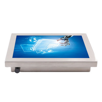 1.5mm solides solubles imperméabilisent le PC de panneau, l'ordinateur 1000nits industriel Fanless