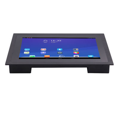 OS capacitif en aluminium de moniteur Windows/Linux de l'écran tactile 12VDC