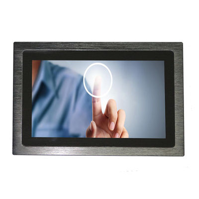 OS capacitif en aluminium de moniteur Windows/Linux de l'écran tactile 12VDC