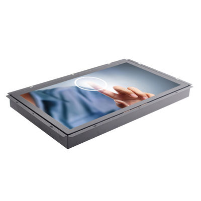 Moniteur lisible 1xVGA de lumière du soleil de cadre ouvert en métal