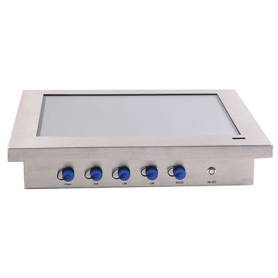 PC Fanless IP65 imperméable de panneau d'acier inoxydable de cadre de 1.5mm