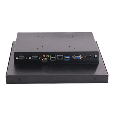 PC d'écran tactile du noyau J1900 Linux de quadruple de caisse en métal de FCC
