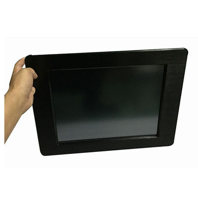 moniteur rocailleux de l'écran tactile 1024x768, moniteur industriel de PC de RoHS