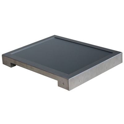 L'avant IP66 imperméabilisent l'acier inoxydable du moniteur 1.5mm d'affichage à cristaux liquides