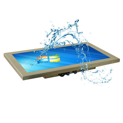 affichage imperméable de l'affichage à cristaux liquides 1920x1080', moniteur capacitif 21inch d'écran tactile
