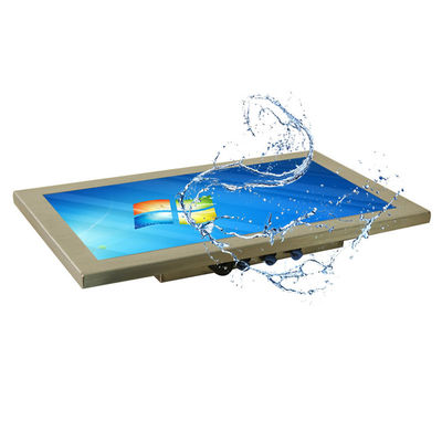 Moniteur lisible d'affichage à cristaux liquides de la lumière du jour 19, moniteur de l'écran tactile IP67 extérieur