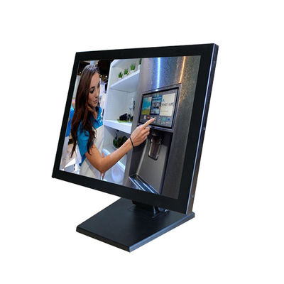 Moniteur capacitif PCAP de l'écran tactile 350nits en métal 17in