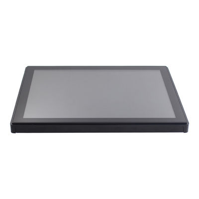 Moniteur capacitif en plastique d'écran tactile de l'encadrement 250nits DVI 15 pouces