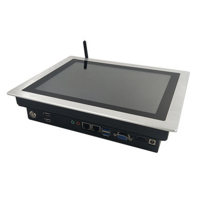 Ordinateur industriel Intel J1900 de bâti de panneau d'OS 250nits d'Ubuntu