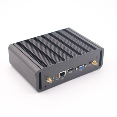 PC Linux VGA WiFi Gigabit Ethernet HTPC d'ITX Fanless de 2 noyaux MINI